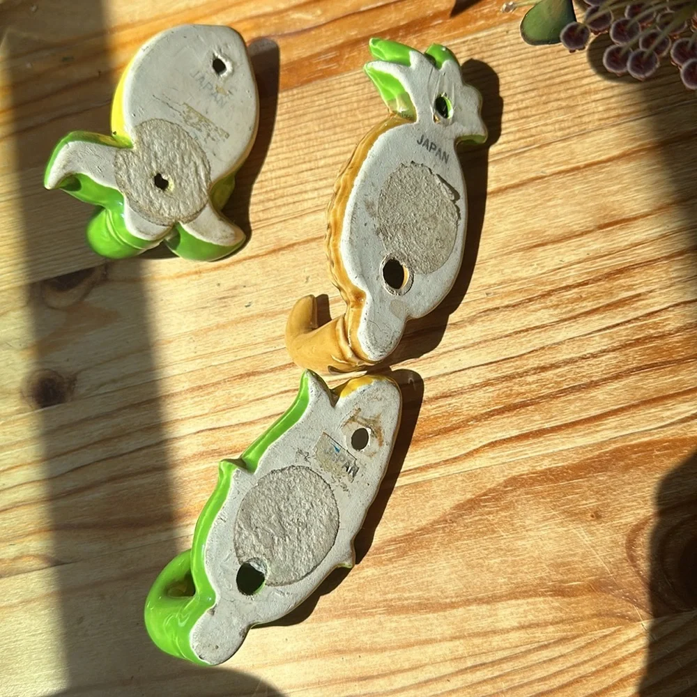 Vintage Fruit and Veggie Hooks